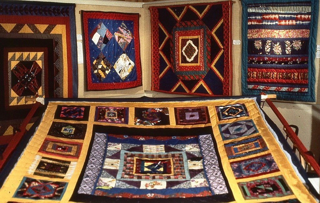 Coastal Quilters' exhibit at the Museum of Northern British Columbia in 1993